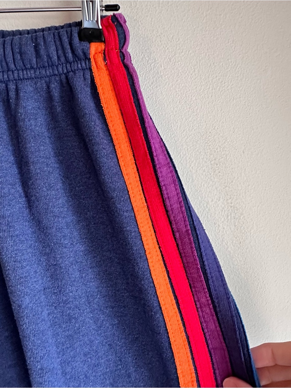 2ps Set Aviator Nation 5 Stripe Bolt Cropped Sweatshirt & Sweatpants READ - Picture 13 of 13